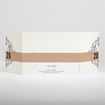 Weihnachtskarte florale nachricht - vue 3