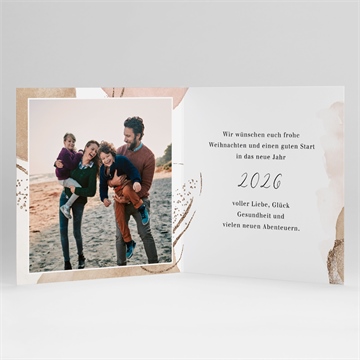 Weihnachtskarte schöne schattierungen - vue 3