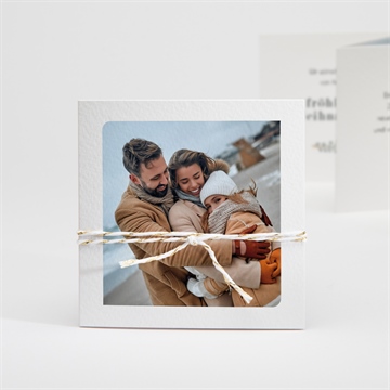 Weihnachtskarte familienporträts