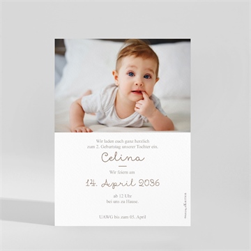 Geburtstagseinladung häschen klein - vue 2