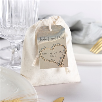 Geschenkbeutel Hochzeit strandliebe - vue 3