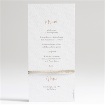 Menükarte Taufe sanfte poesie - vue 2
