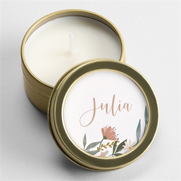 Kerze Taufe sanfte poesie