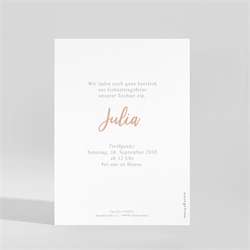 Geburtstagseinladung party - vue 2