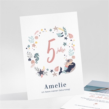 Geburtstagseinladung unterwasserwelt