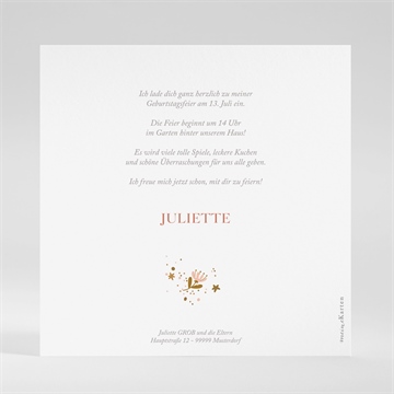 Geburtstagseinladung rosa einhörner - vue 2