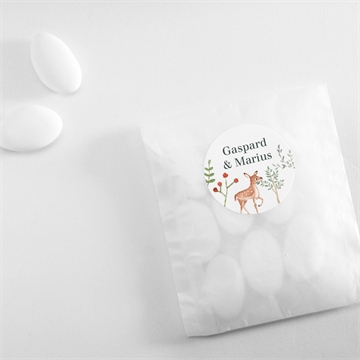 Sticker Geburt kleine zwillinge - vue 4