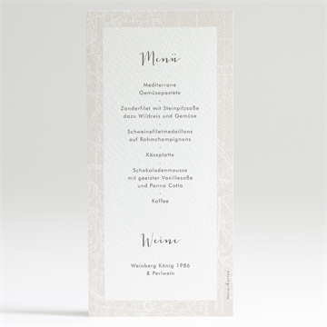 Menükarte Hochzeit hochzeitsreise - vue 2