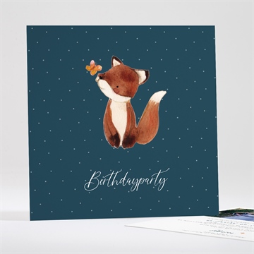 Geburtstagseinladung kleiner fuchs