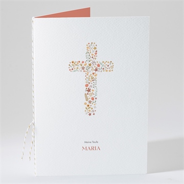 Kirchenheft Taufe blumenmosaik