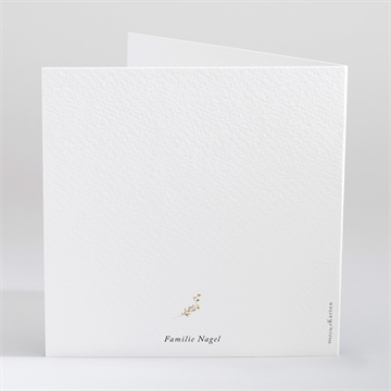 Trauerdanksagung aquarellblumen - klappkarte - vue 3