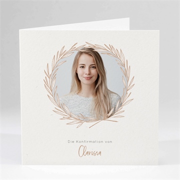 Einladung Konfirmation getreidezweig