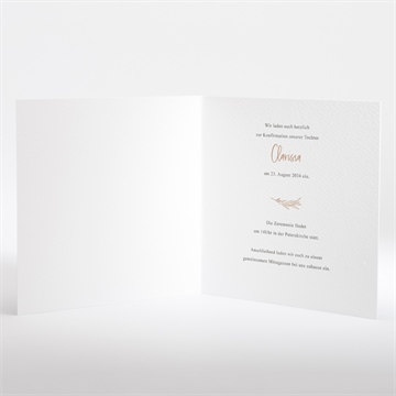 Einladung Konfirmation getreidezweig - vue 2