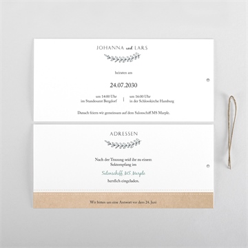 Hochzeitseinladung perfekt geplant - etui - vue 4