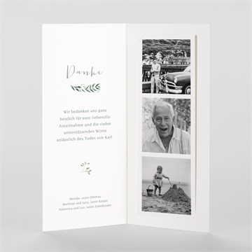 Trauerdanksagung erinnerung - fotostreifen - vue 2