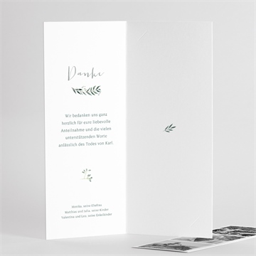 Trauerdanksagung erinnerung - fotostreifen - vue 3