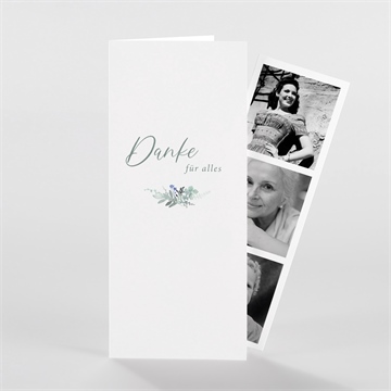 Trauerdanksagung sehnsucht - fotostreifen