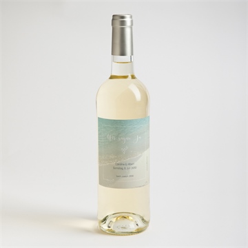 Flaschenetikett Hochzeit strandhochzeit - vue 2