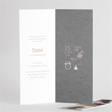 Einladung Kommunion kommunionssymbole-fotostreifen - vue 3