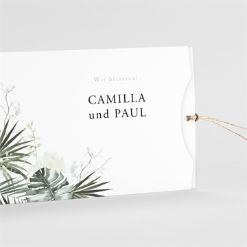 Hochzeitseinladung tropical