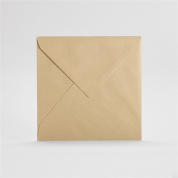 Briefumschläge kraft 14,5x14,5cm (quadrat)