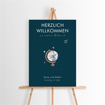 Willkommensschild Hochzeit ref. N260151