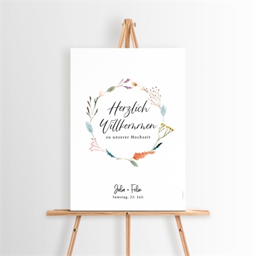 Willkommensschild Hochzeit ref. N260152