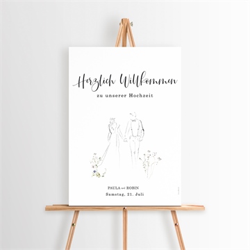Willkommensschild Hochzeit ref. N260155