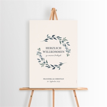 Willkommensschild Hochzeit ref. N260131