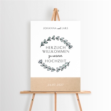 Willkommensschild Hochzeit ref. N260134