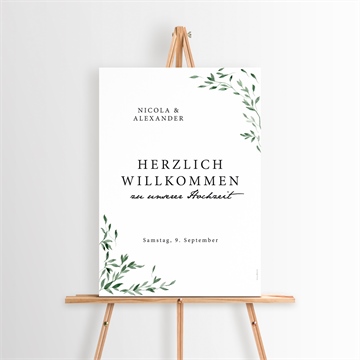 Willkommensschild Hochzeit ref. N260144
