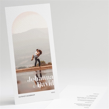 Menükarte Hochzeit ref. N221302