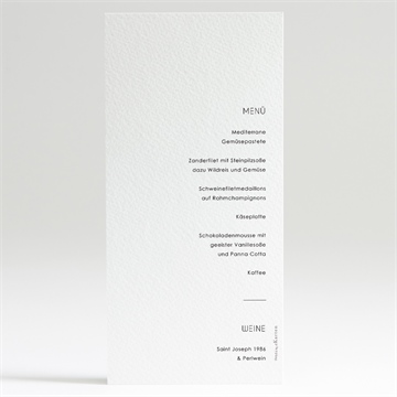Menükarte Hochzeit trend - vue 2