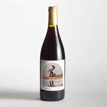 Flaschenetikett Hochzeit trend - vue 2