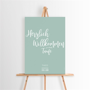 Willkommensschild Taufe ref. N260174