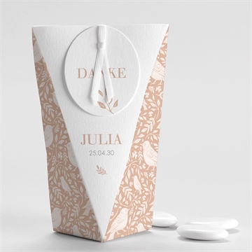 Geschenkbox Taufe kleines vögelchen - schachtel