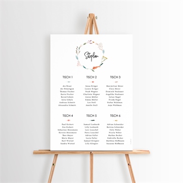 Sitzplan Hochzeit ref. N26096