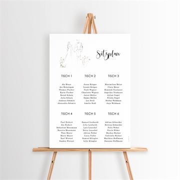 Sitzplan Hochzeit ref. N26098