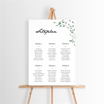 Sitzplan Hochzeit ref. N26091