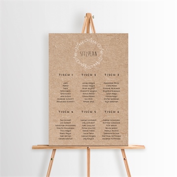 Sitzplan Taufe ref. N260177