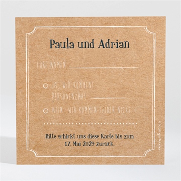 Antwortkarte Hochzeit ref. N3001912