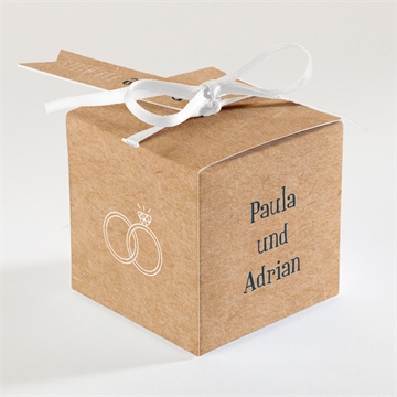 Geschenkbox Hochzeit postkarte - vue 2