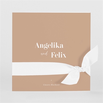 Hochzeitseinladung engagiert