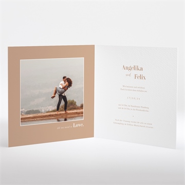 Hochzeitseinladung engagiert - vue 2