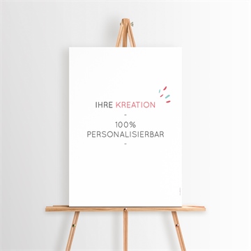 Sitzplan Hochzeit blanco poster (n260167)