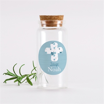 Glasfläschchen mit Korken Taufe ref. N3601394