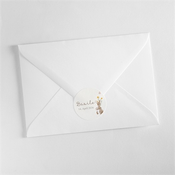 Sticker Geburt feldhasen - vue 3
