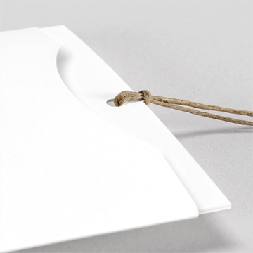 Hochzeitseinladung blanco - 21x10cm (n85107) - vue 2