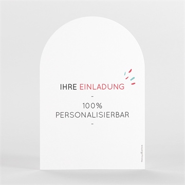 Hochzeitseinladung blanco - 12x17,5cm (n27111) - vue 2