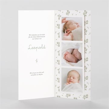 Dankeskarte Geburt eichhörnchen - vue 2